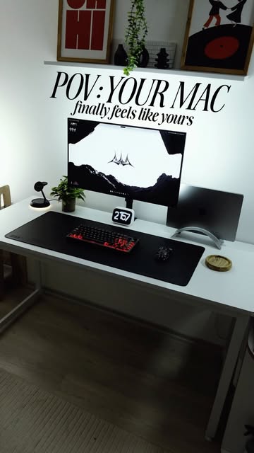 POV: your Mac finally feels like yours. ✨ A few small changes can completely change the way your setup feels — from a...