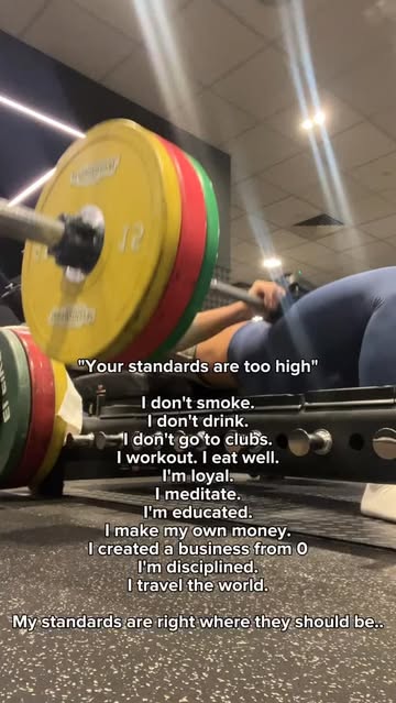 “Your standards are too high.” No—they’re aligned. I respect myself. I built my own life—my own money, my own peace....