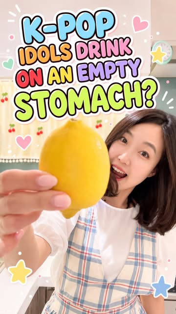 K-pop Idol‘s Favorite Detox Water for Ramadan! My BloatingFix! 🍵Add 1/2 to 1 teaspoon of sugar and dissolve it in ho...