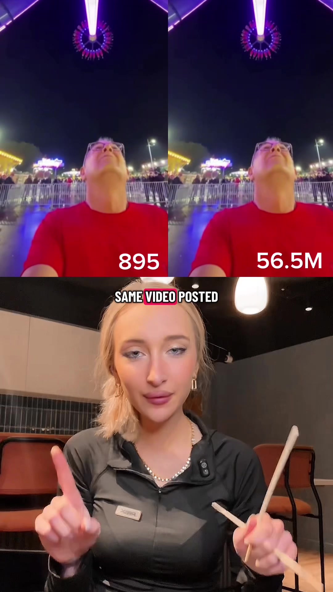 You can post the exact same video twice… at the exact same time… and still get completely different results. Because...