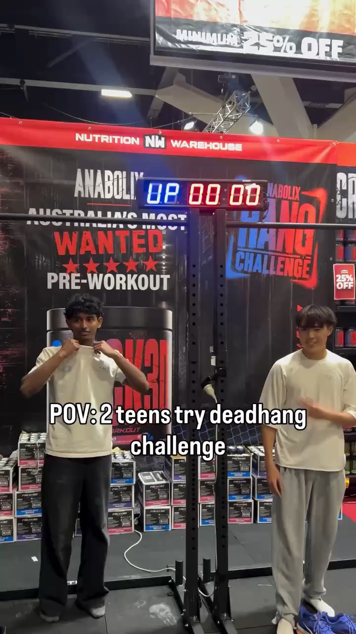 Dead hang challenge with strangers