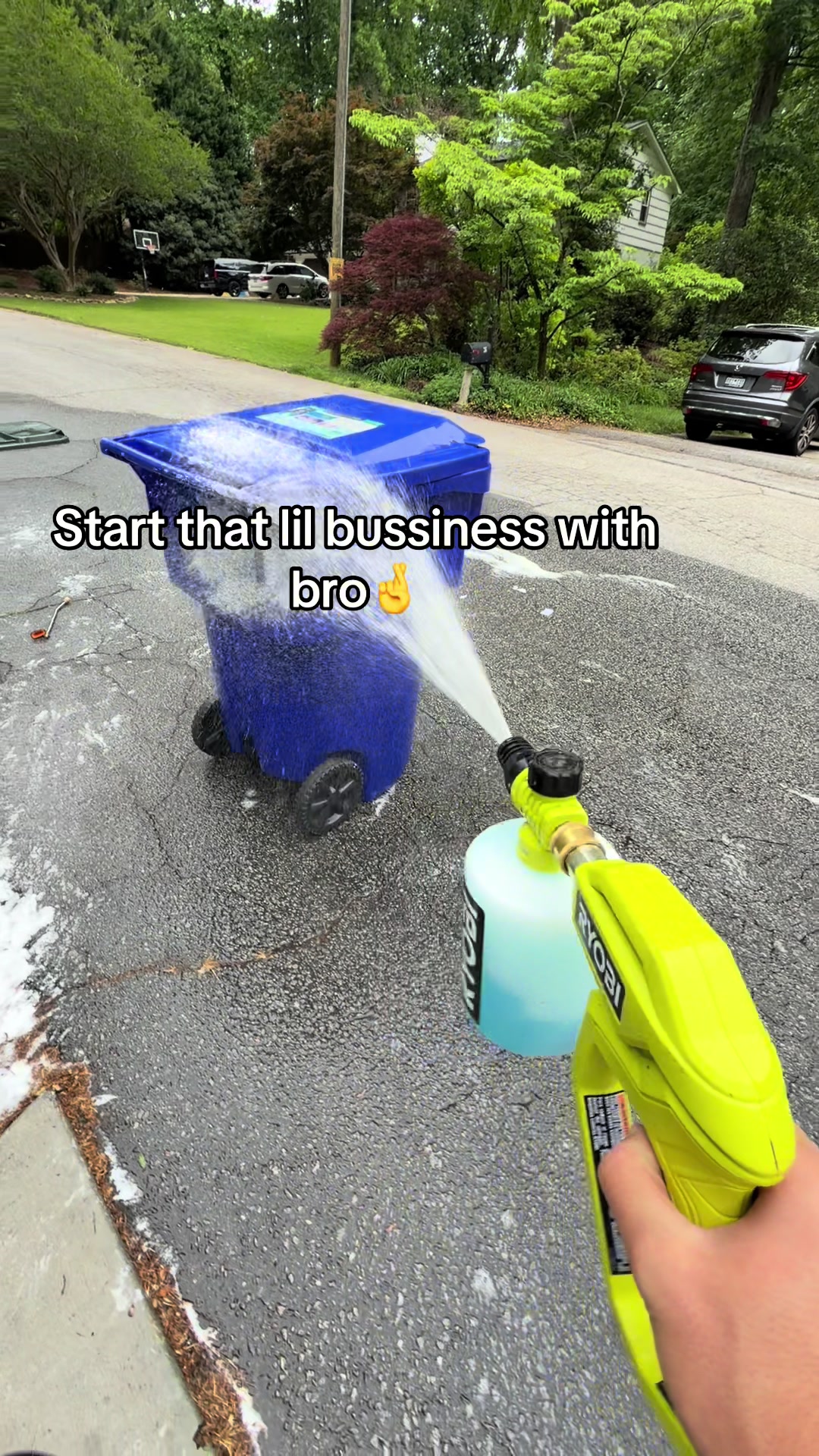 Reward is close 🔜💸 #sidehustle #trashbincleaning #fyp #carolinacancleaners #smallbusiness