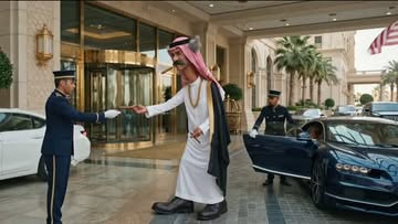 💸🇸🇦 ¡EL JEQUE MÁS RICO DEL MUNDO REGALA DINERO A TODO EL QUE SE CRUZA! 😱💰🔥 #sigueme