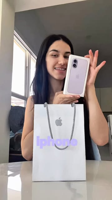 Mi nuevo iPhone 17 lavanda 💜 #i̇phone17