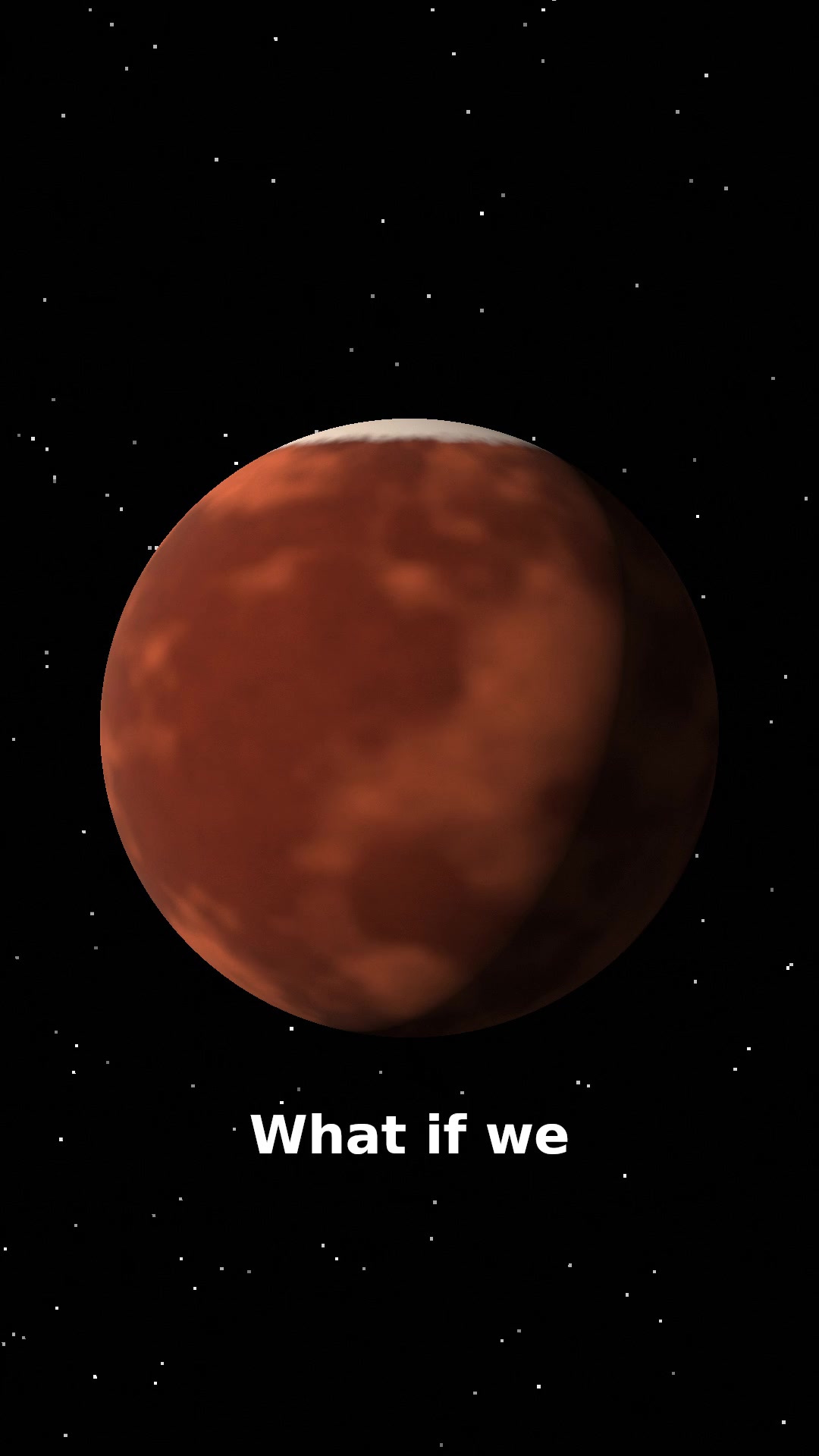 What If We Actually Moved to Mars? 🚀 #whatif #Mars #SpaceExploration #WhatIf #fyp