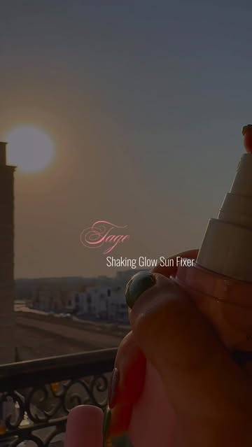 Protección solar + efecto glow + fijador de maquillaje en un solo paso✨🧴 Tage Shaking Glow Sun Fixer es un todo incl...