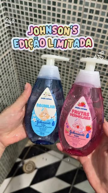 Tem novidade cheirosa chegando! 🍓🤍✨ As novas fragrâncias de Johnson’s Baby chegaram para deixar o momento do banho...