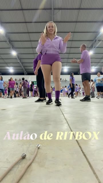 💜 AULÃO DE RITBOX – AGOSTO LILÁS 💜 Hoje foi dia de dançar, se movimentar e, principalmente, levantar a voz por uma...