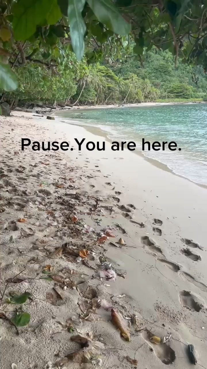 HERE…pause…breathe…