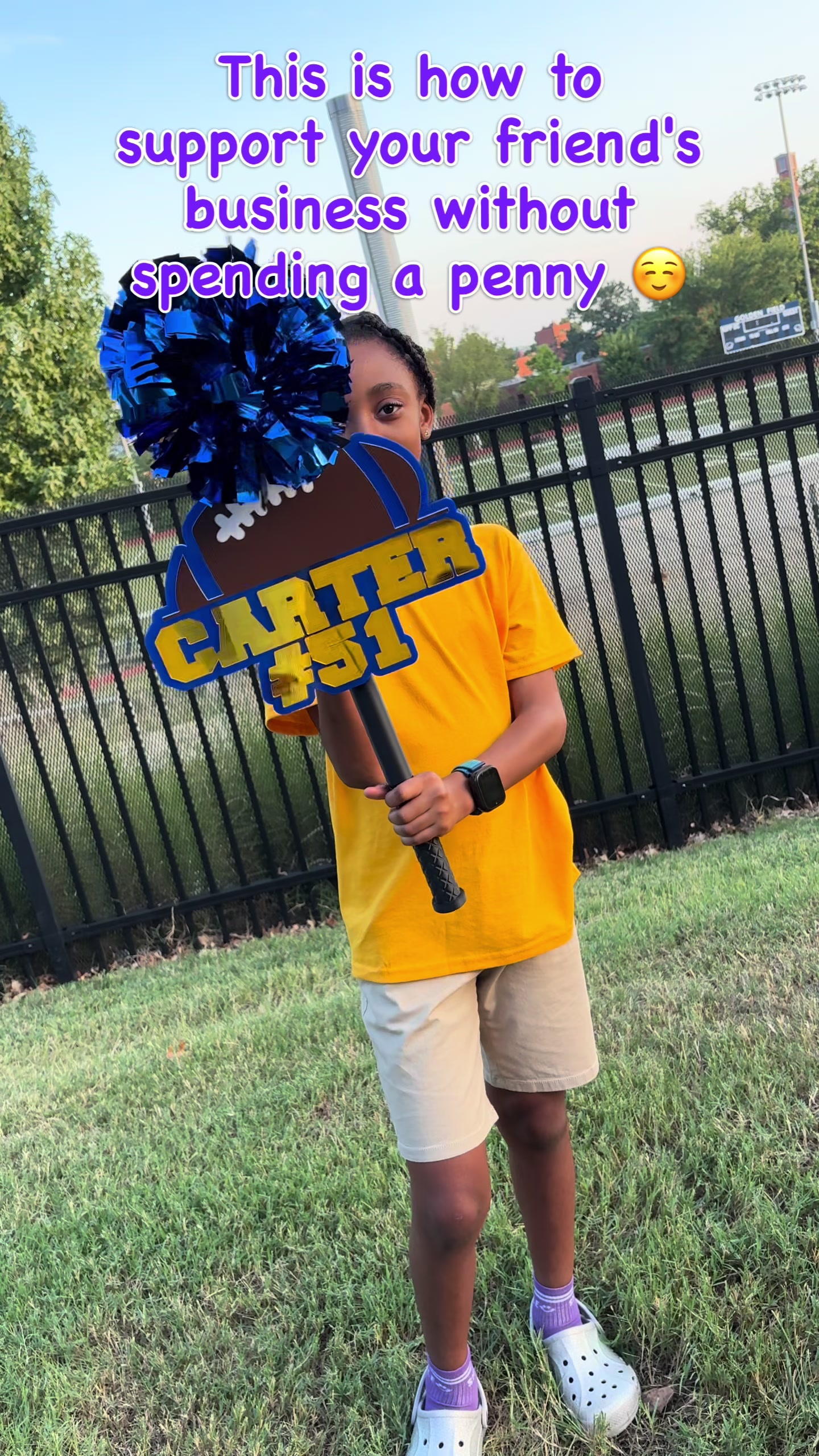 Get gameday ready!!! #creatorsearchinsights #craftymoms #footballseason #cheerstick #glowforgecreations