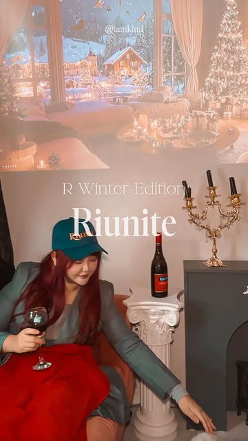 #협찬 Riunite’s Winter Limited Collection is finally here, and it’s honestly the coziest set of the season ❄️🍷 It come...