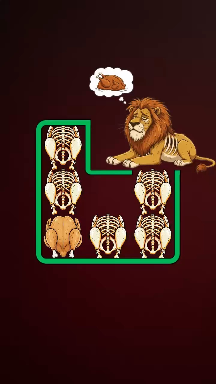 Feeding the hungry lion