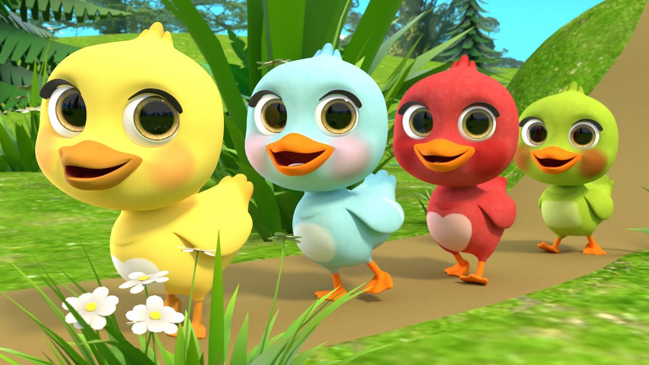 5 Little Ducks song | Newborn Baby Songs & Nursery Rhymes 🦆🐥🐥🐥🐥🐥🎶 Let's quack and sing along with joy! 😊🌟 5...