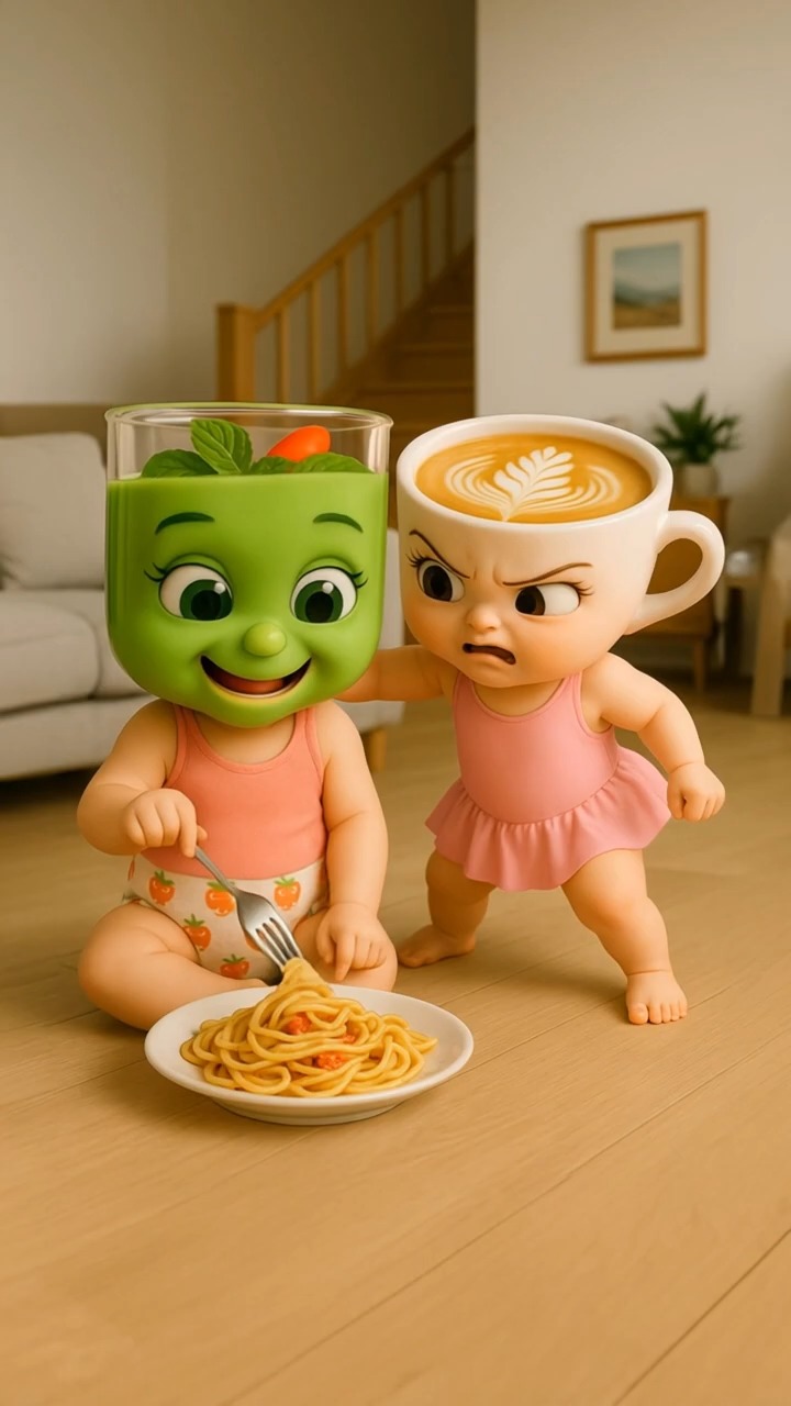Mojito and Little Ballerina Cappuccina are Competing for Pasta ballerinacappuccina 1. #MorningBallerina 2. #TungTungT...