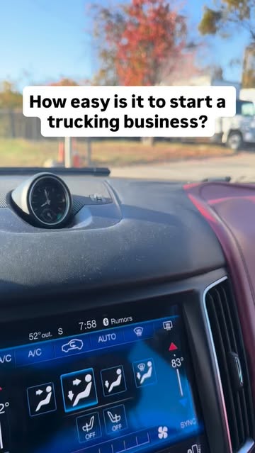 How easy is it to start a trucking business?? #trucking #truckinglife #truckingindustry #boxtruck