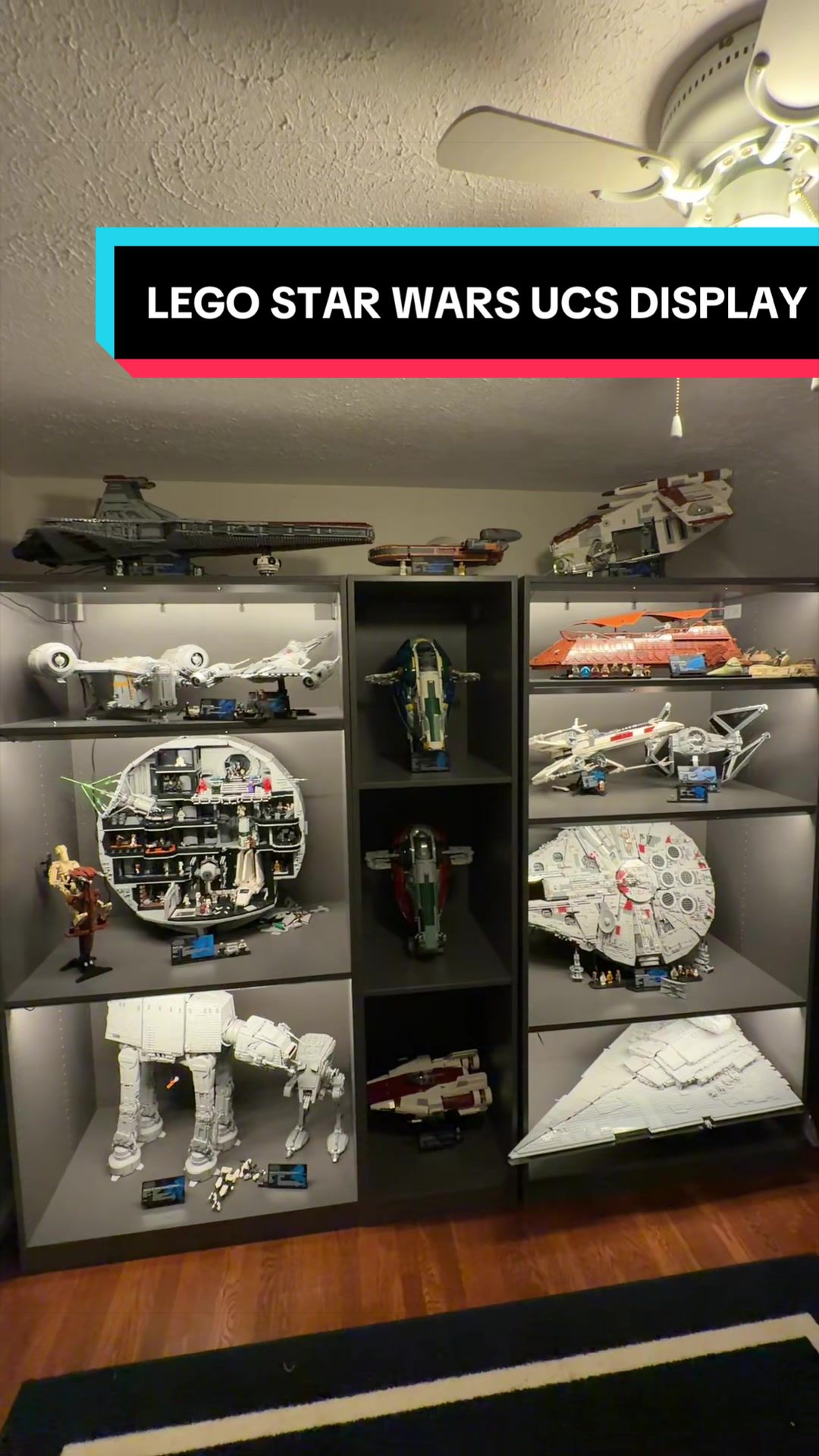 Lego Star Wars UCS collection #legostarwars #lego #legodisplay #legocollection