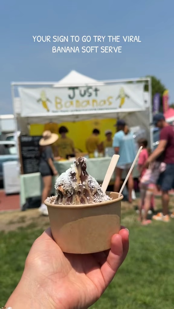 Viral Banana Soft Serve