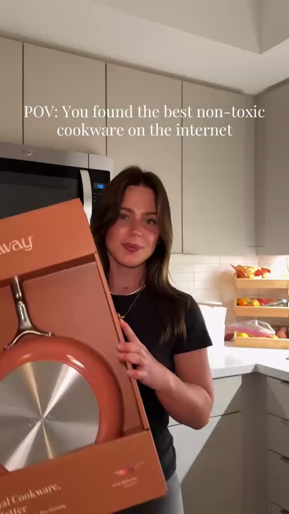 Dinner using non-toxic cookware