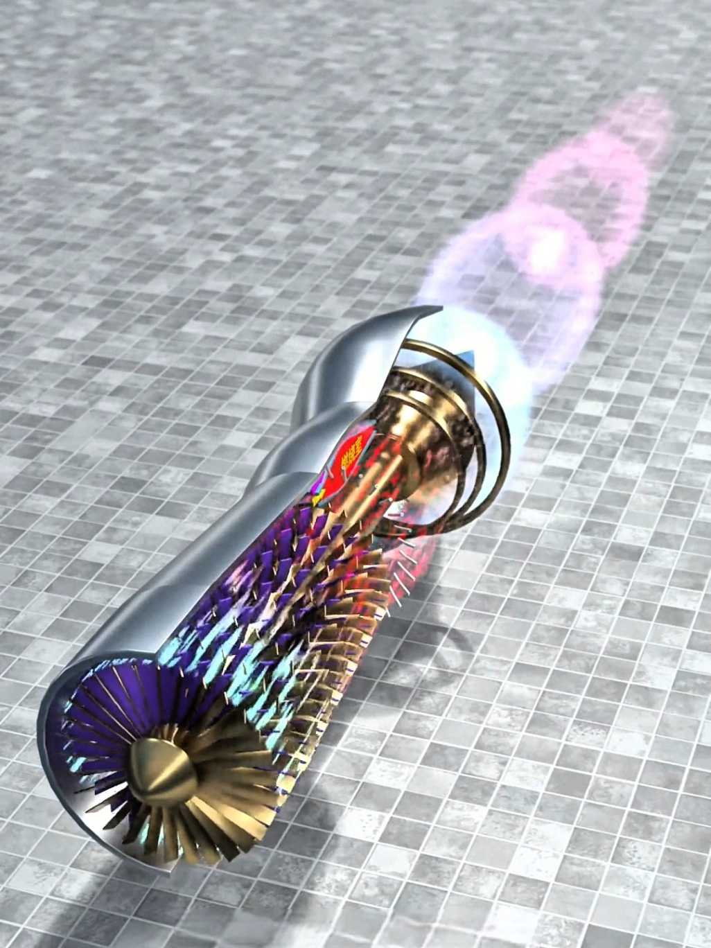 How Jet Engines Create Massive Thrust #engine #3d #learnontiktok #USA #technology