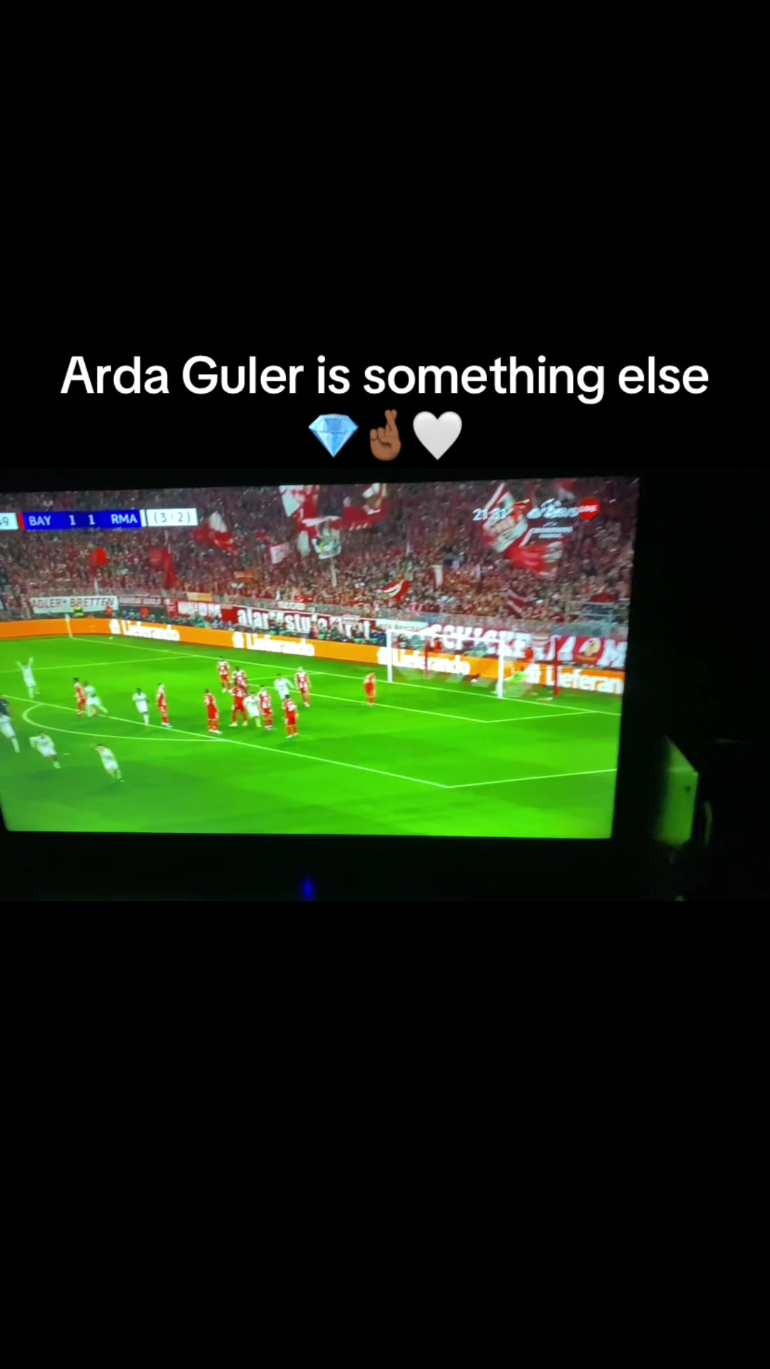 Arda Guler is something else🤍💎#halamadrid #ardaguler #remontada #freekick