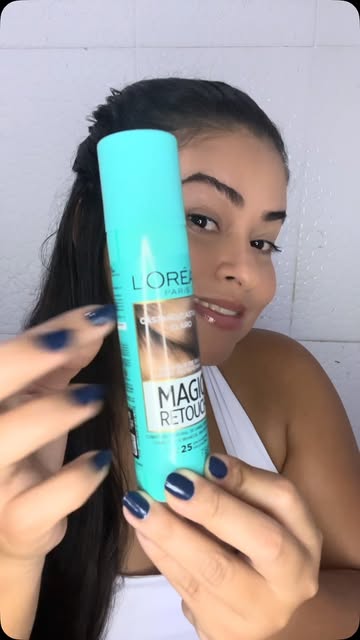 O retoque mágico da @lorealparis é ideal pra disfarçar a raiz e os fios brancos de forma prática 💙