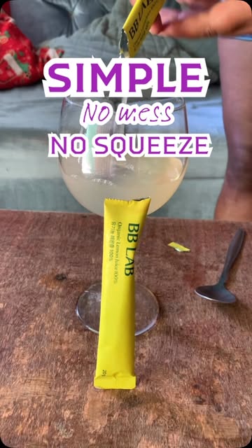 @bblab_global⁠. hashtags: ⁠#bblab #nutrione #costcofinds #lemonwater #morningroutine⁠.🍋