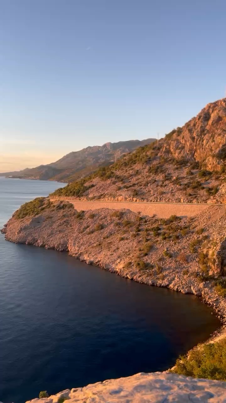 Dalmation coast sunset