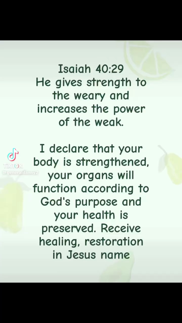 He is our strength