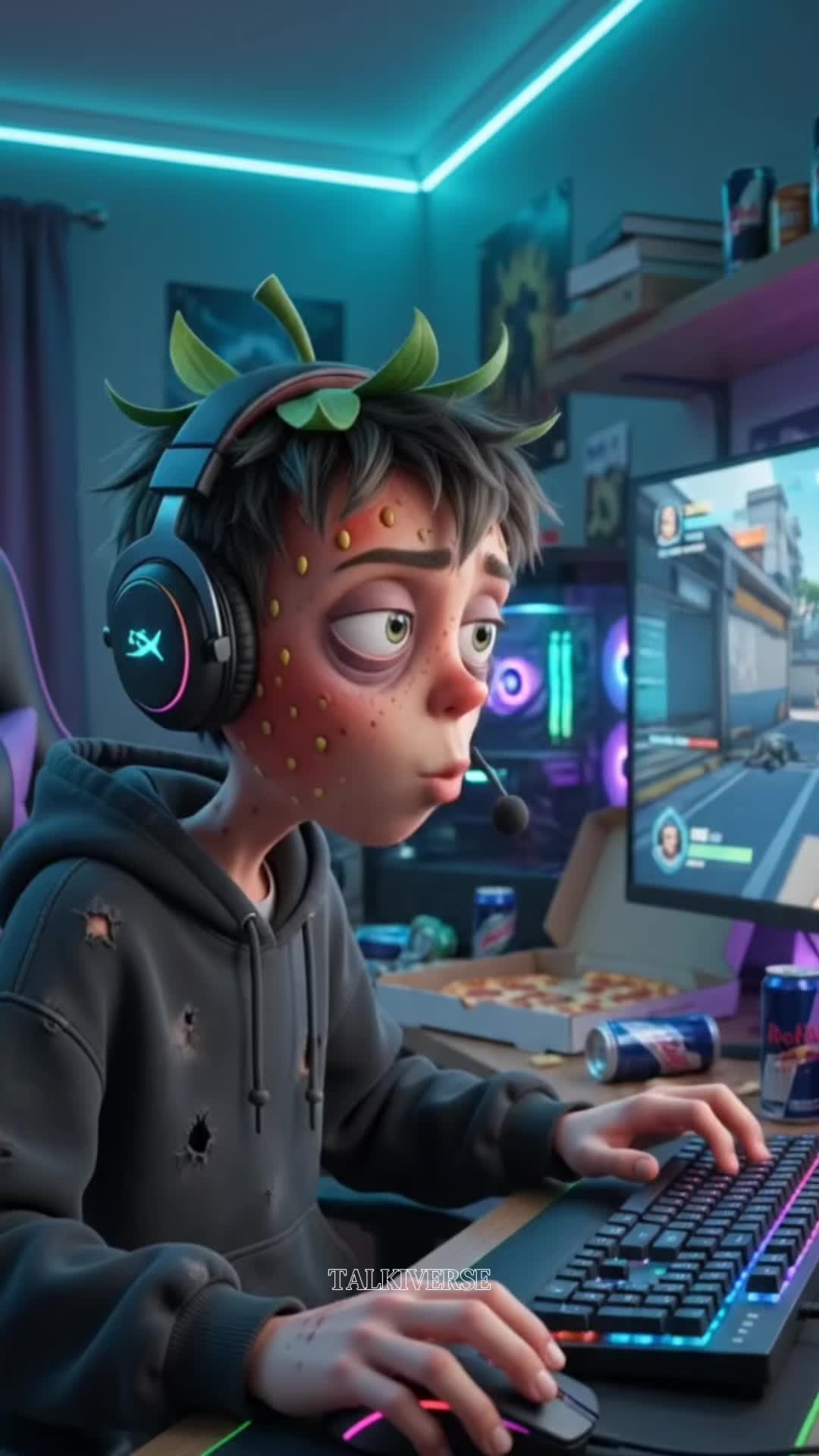 He’s going to dragistan😭 . #fruitstory #fruitdrama #aianimation #gamingboy