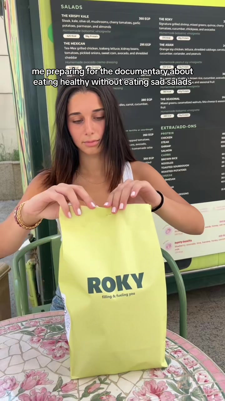 no sad salads at ROKY! #saladrecipe #healthyfood #protein #fiber #healthybowlrecipe