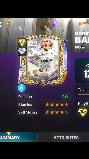 165 Pace Bale☠️⚡ #fcmobile #fifamobile #bale #eafcmobile