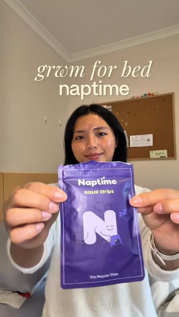 These little strips changed our sleep 😴⁠ ⁠ ✔️ Easier breathing⁠ ✔️ Less snoring⁠ ✔️ Better sleep⁠ ⁠ Naptime Nasal St...