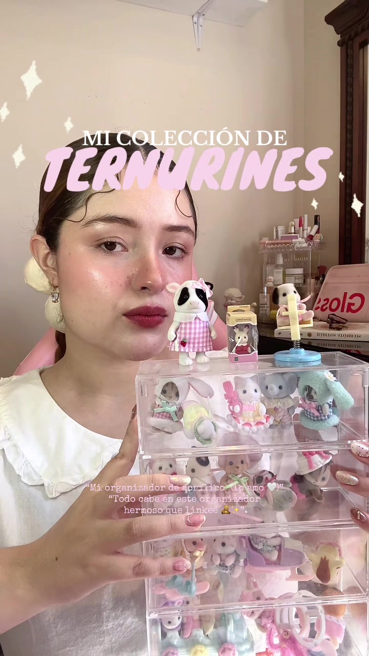 Les dejo link de el organizador de acrílico, para que puedan organizar sus ternus también 💕🌧️ #ternurines #sylvania...