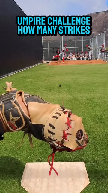 HOW MANY STRIKES⁉️ #fyp #baseball #college #mlb #viral #trending #athlete #micup #sports