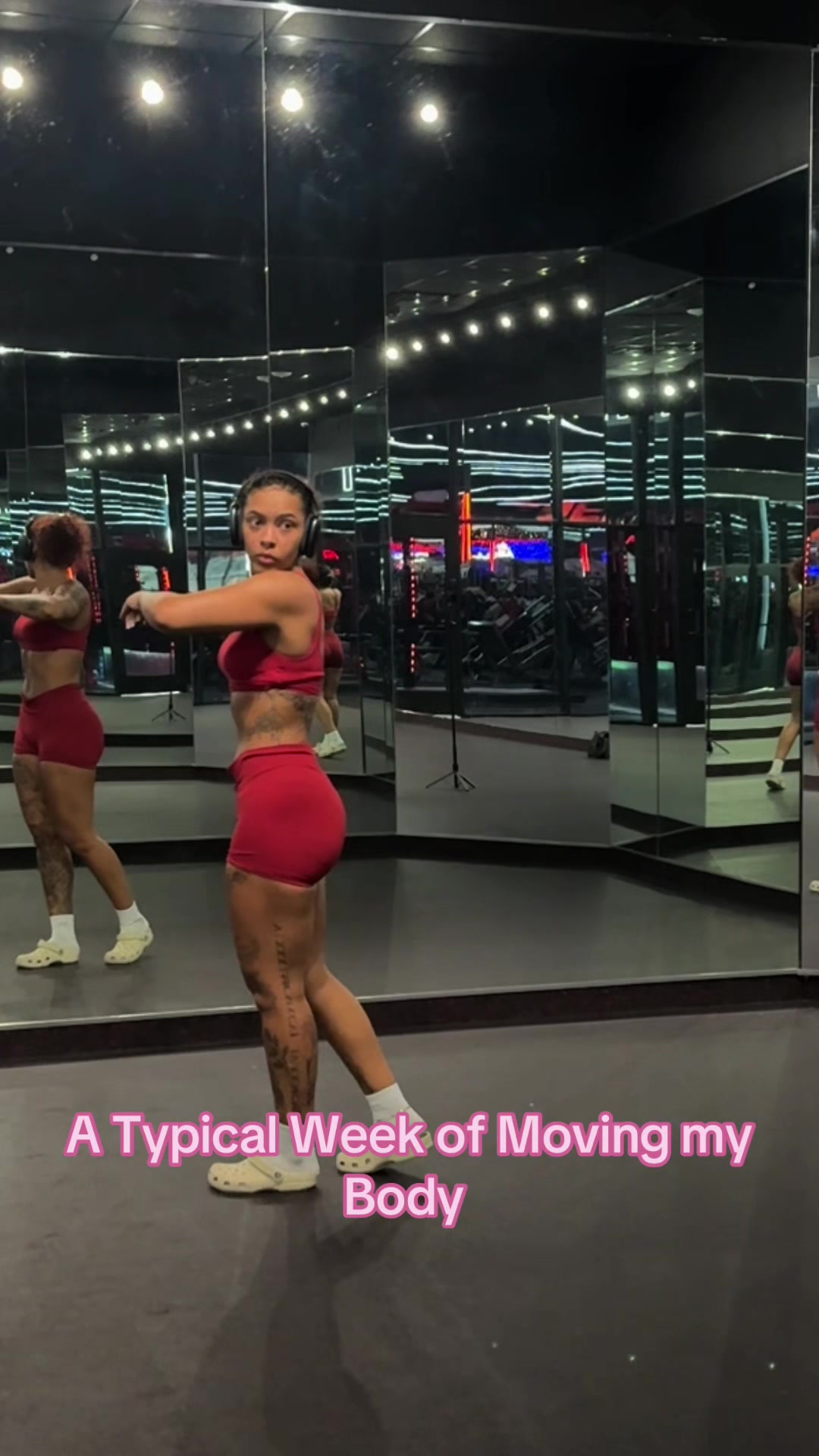 Grateful to be able to move my body in so many ways 🙂‍↕️ #fitness #weekofworkouts #pilates #gymroutine #dfw