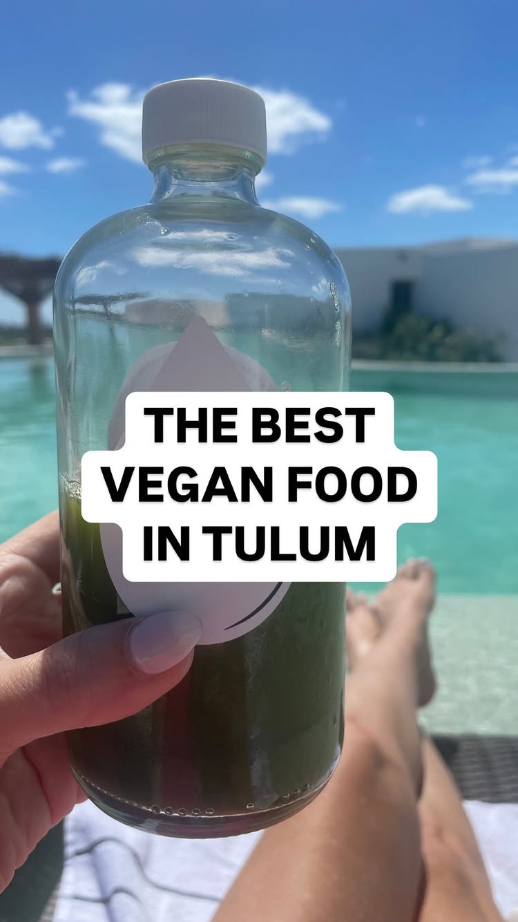 One of the best things about #Tulum is their fresh, organic, healthy food with incredible #vegan options at every res...