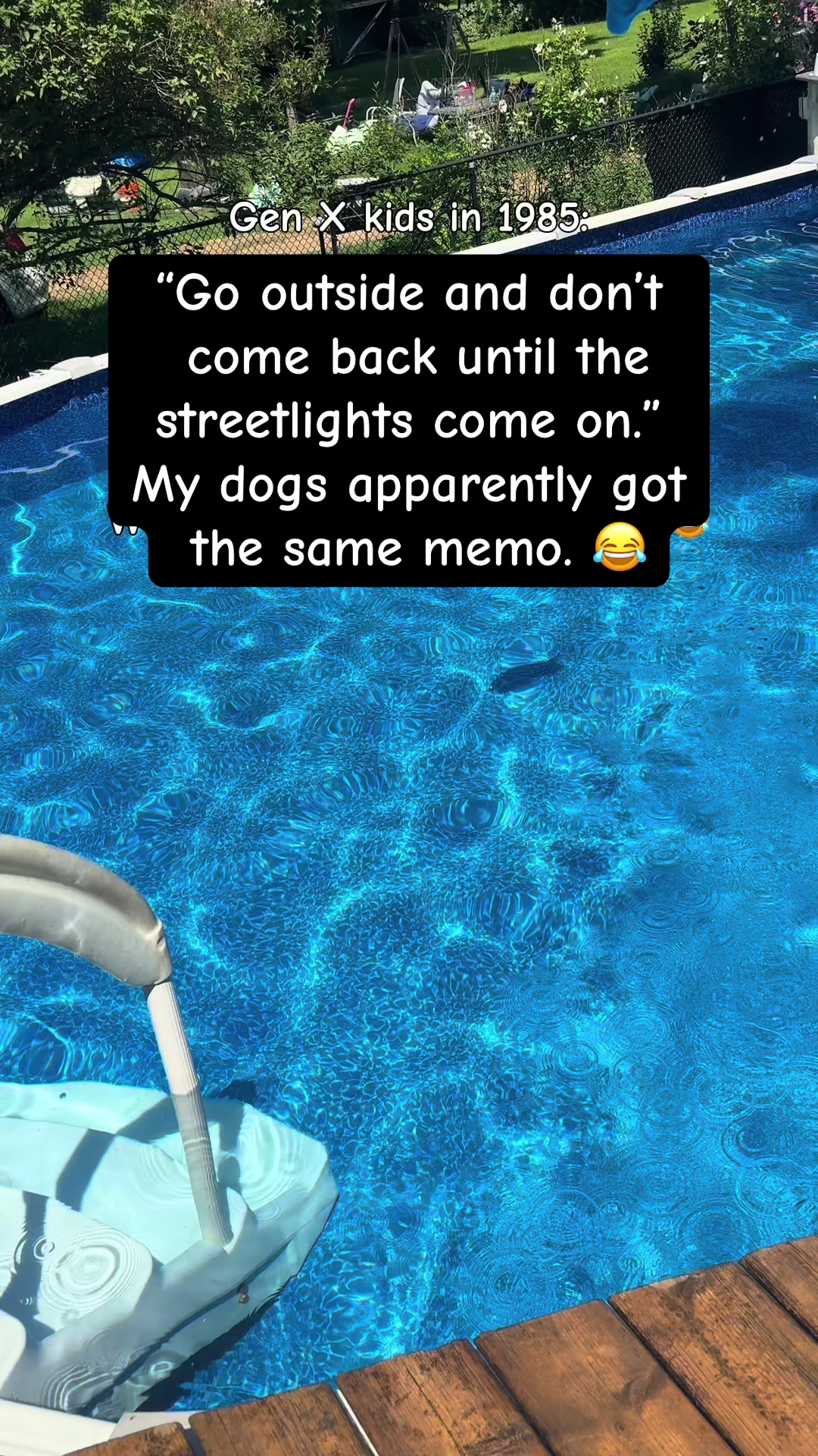 Gen X summers prepared us for this. 😂 We left the house in the morning, found some water somewhere, and somehow surv...