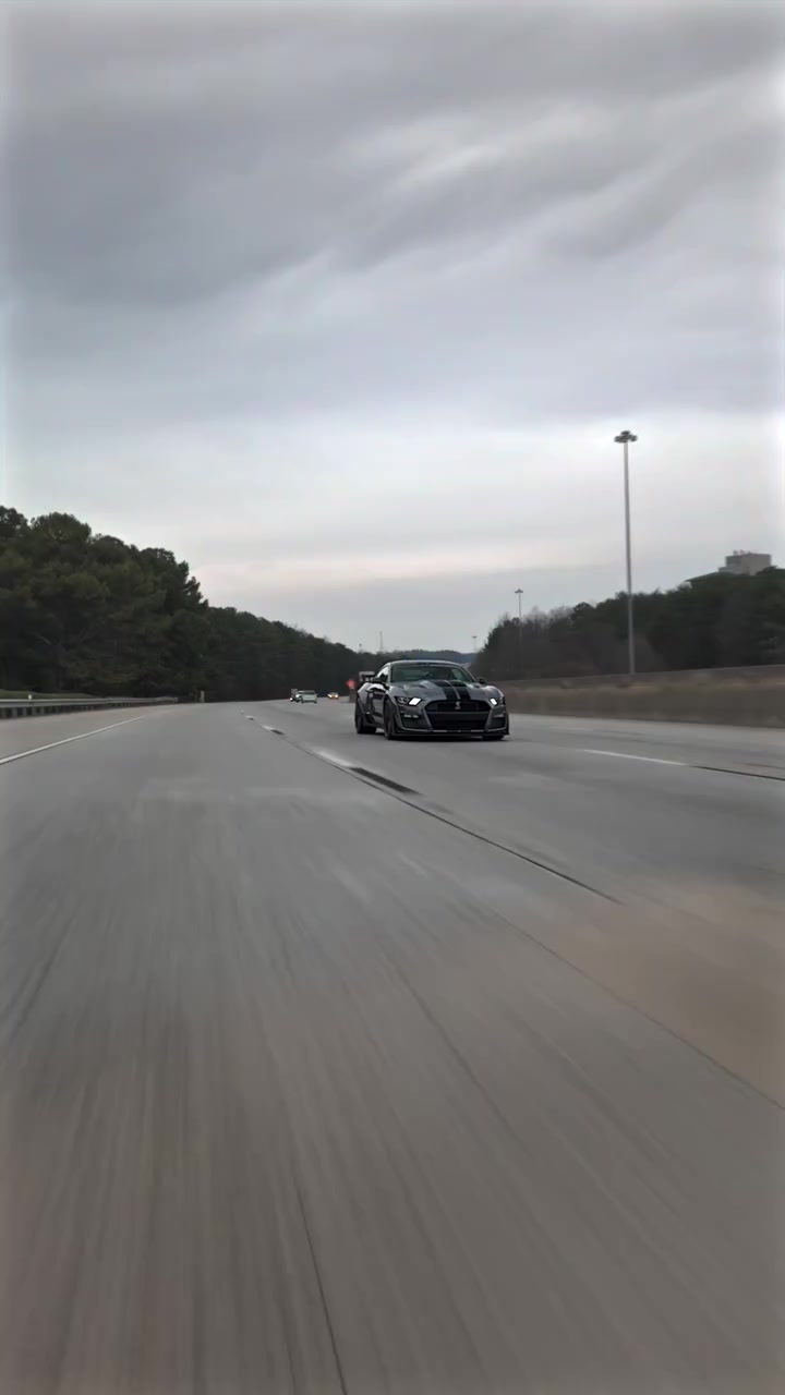 2022 Ford Mustang Shelby GT500KR roaring through the streets like a beast unleashed 🔥💨 That supercharged power and...
