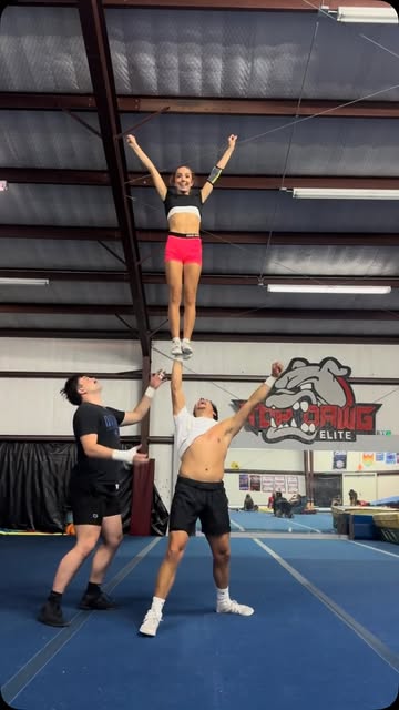 First full up cupie 🔥🔥🔥 #cheer #fyp #viral #Navarro #stunt