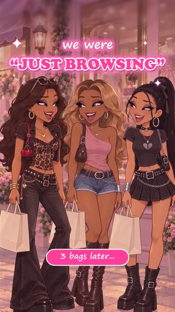 "see? we saved money" 💅 – us, after spending all of it who's your shopping enabler? 👇 #girlmath #girlhood #bratzaes...