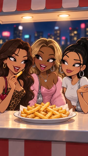 we split the taxi. let’s focus on the positives 💋 #Girlhood #GirlsNightOut #BestieEnergy #GirlMath #BratzVibes