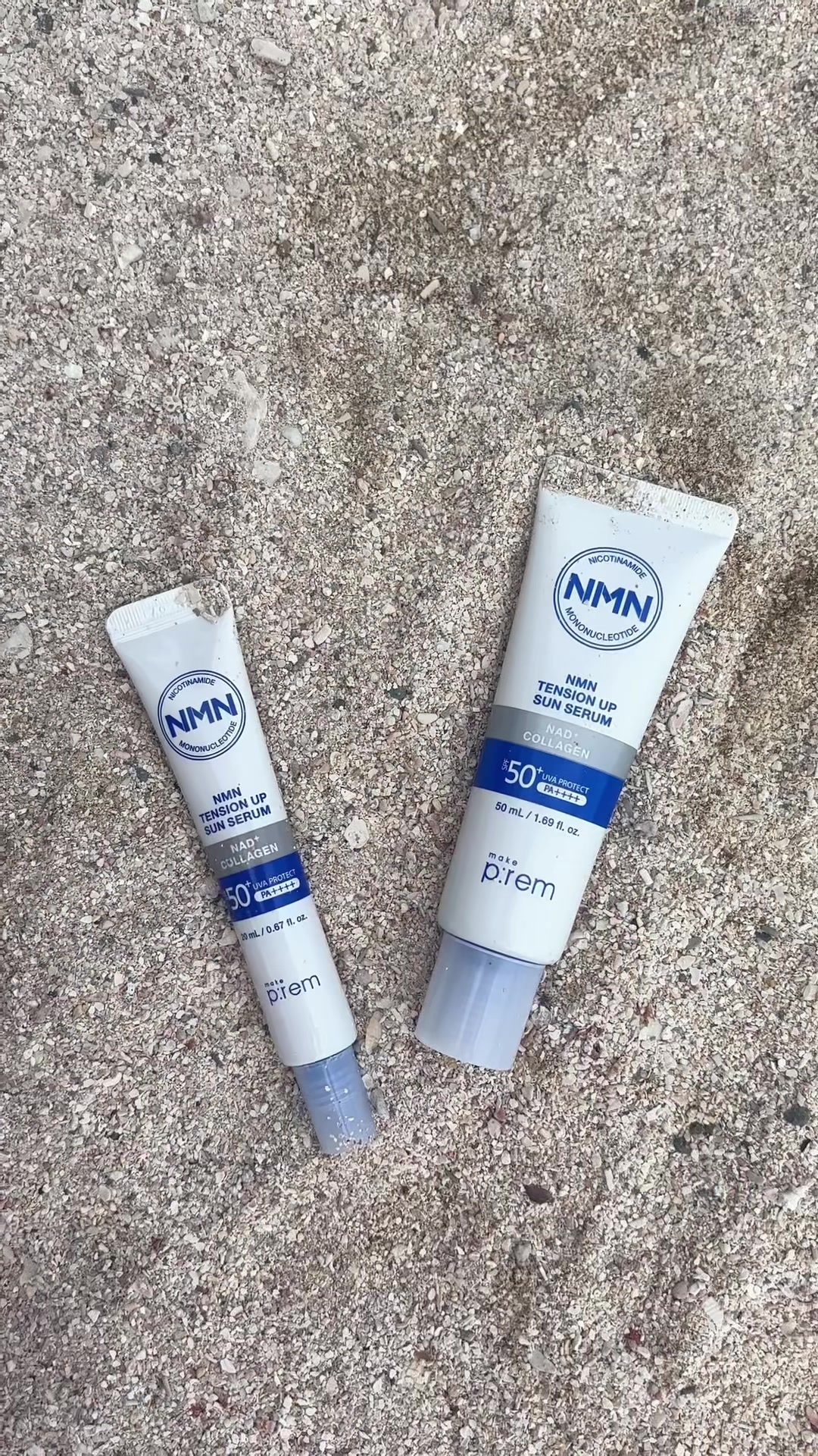 SPF + skincare in one? yes please ☀️✨ I’ve been trying the @make p:rem global NMN Tension Up Sun Serum and I’m obsess...