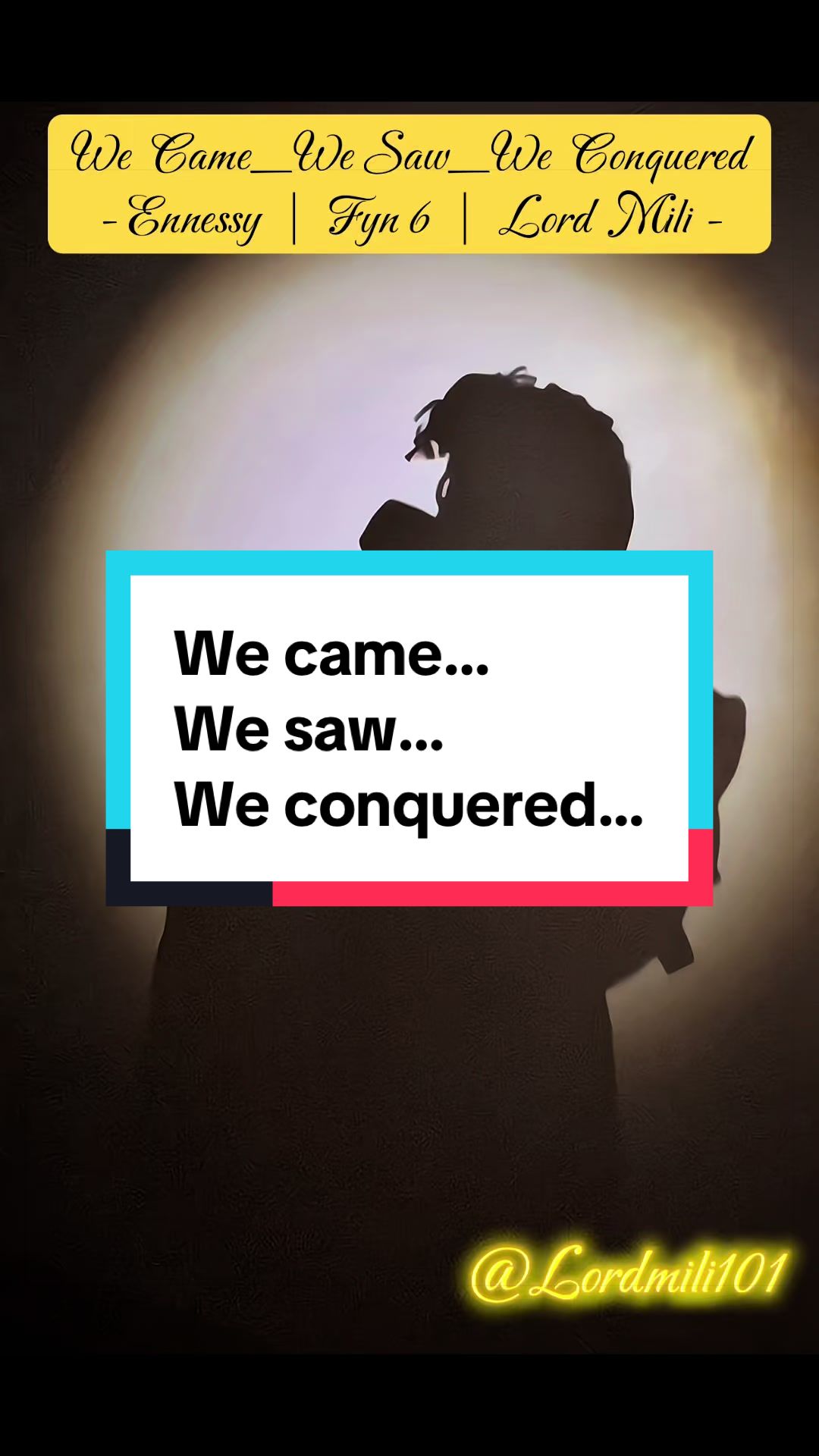 We came, we saw, we conquered @ennessy_baba @Fyn6 Zamani #motivation #victory #music #lordmili101 #happynewmonth