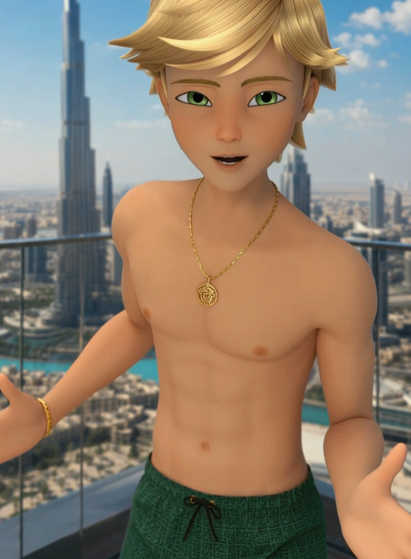 Hi guys! I missed you 😝 Do u?✨️❤️🔥#adrienagreste #adrien #miraculous #fyp #ladybugandcatnoir