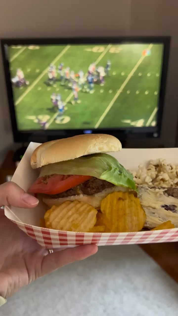 Juicy Lucy Burgers - Tailgate Themed