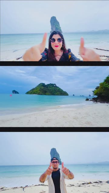HONEYMOON THERAPY with @mahrosh.rajwani (my girl) #honeymoondiaries❤️ #island #beach #iphone17pro #podaisland