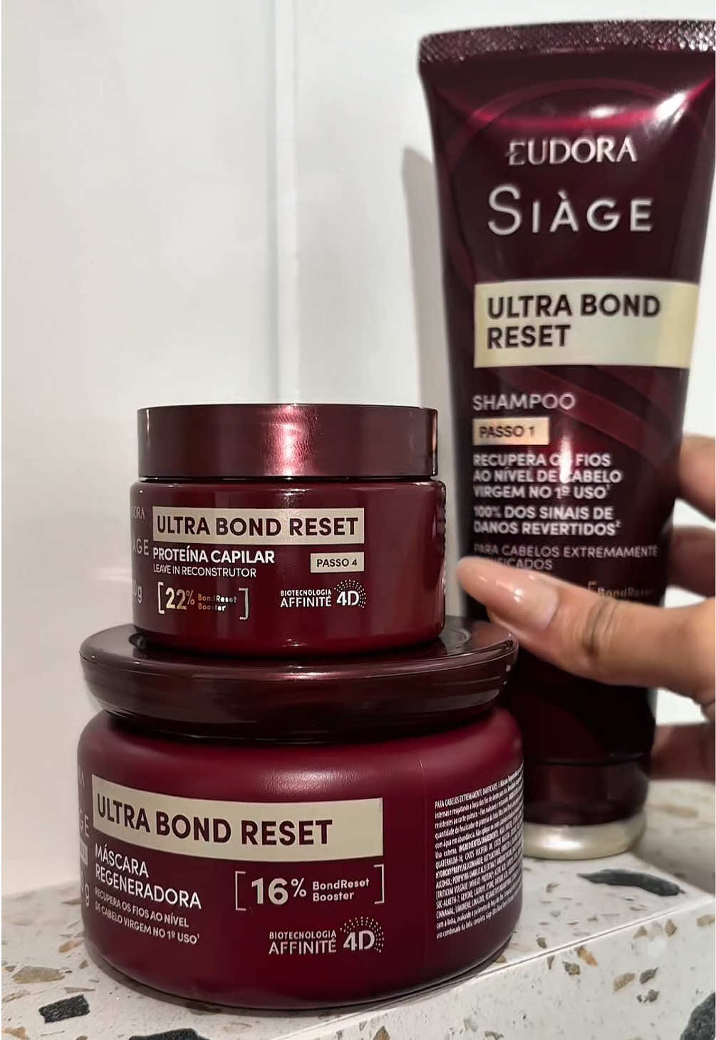 Use o cupom EUDORASIAGERESET para ganhar frete grátis.#ultrabondreset @Eudora #hairtok #eudorasiáge
