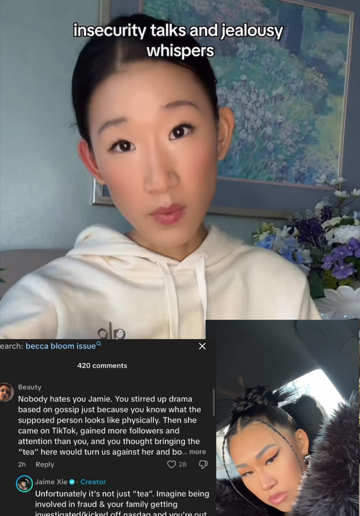 @Becca Bloom @Jaime Xie the “tea” ☕️😅 #fyp #beccaxbloom #jaimexie