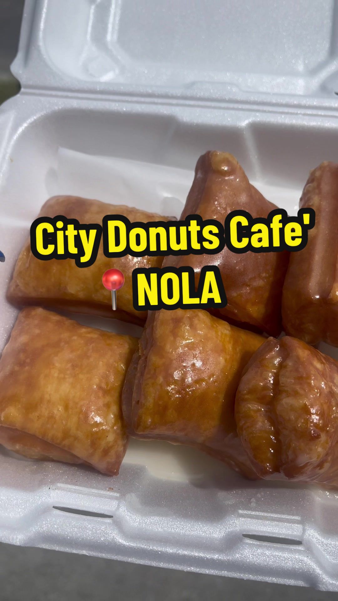 So Yeah ... Who told them to glaze a beignet like this?? 😩😮‍💨 #GlazedBeignets #NOLAFoodie #NewOrleansEats #CityDon...