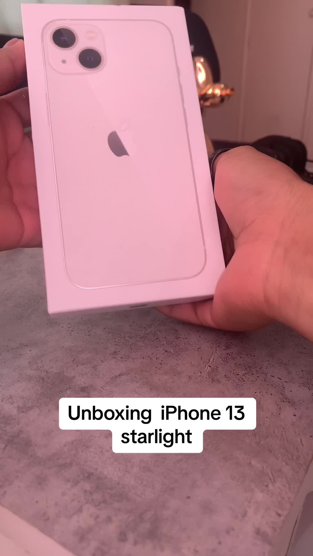Unboxing iPhone 13 starlight, 😅tenia que hacerlo.
